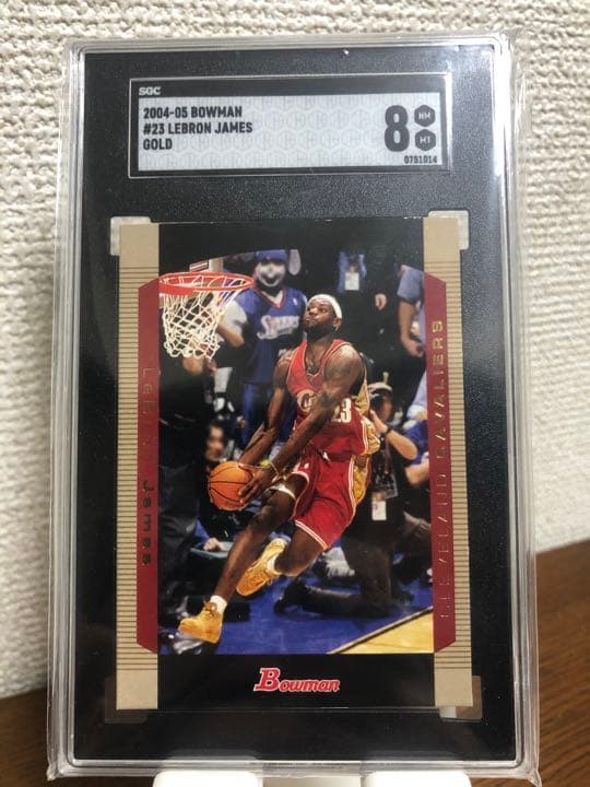 その他 2004-2005 Bowman lebron james GOLD SGC 8
