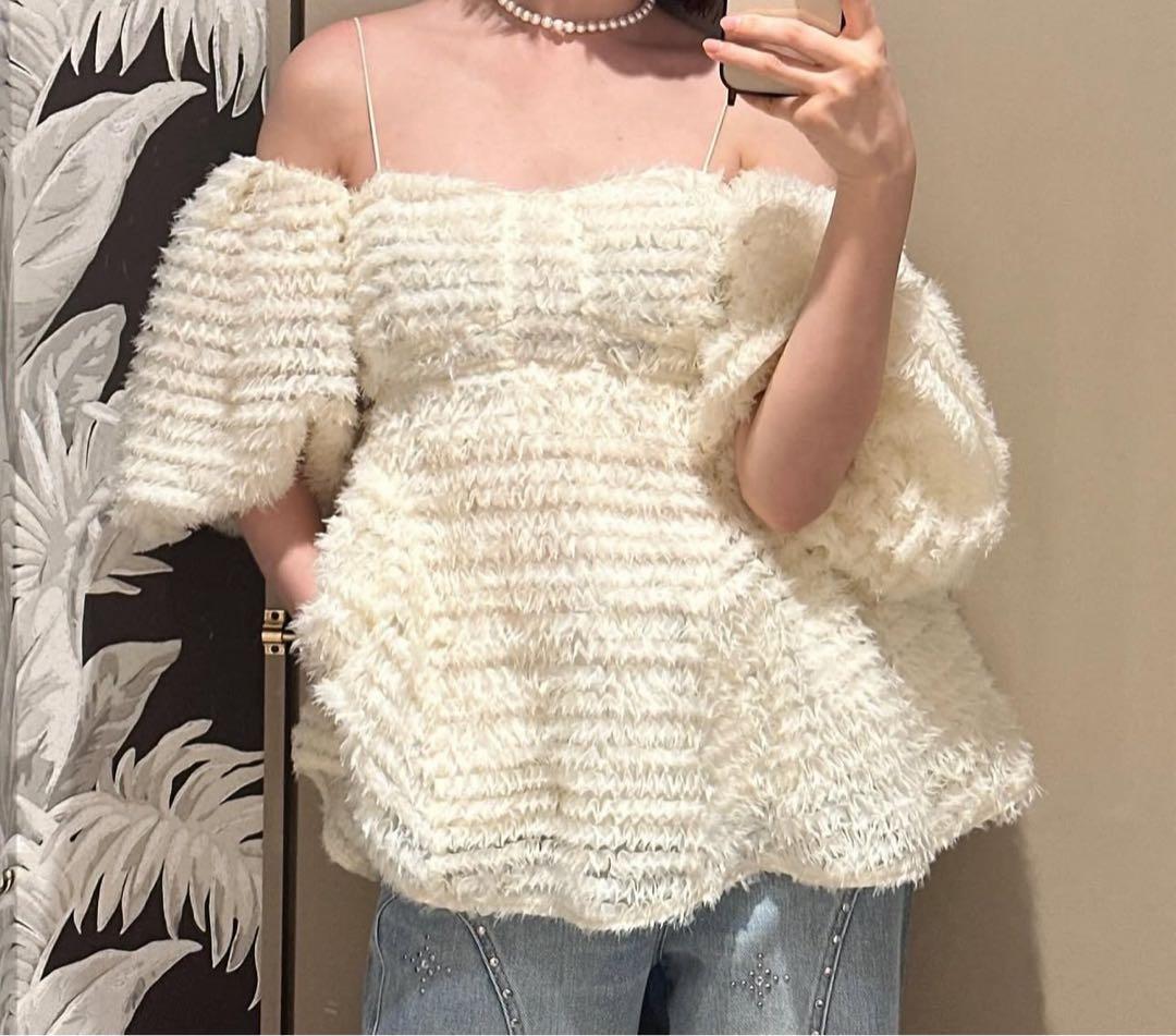 ten！LILY BROWN 3wayチュールペプラムビスチェ