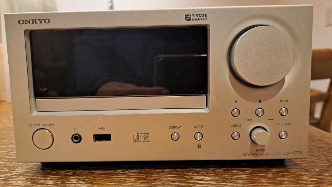 ONKYO ミニコンポ CR-N775　ネットワークシルバー　CD
