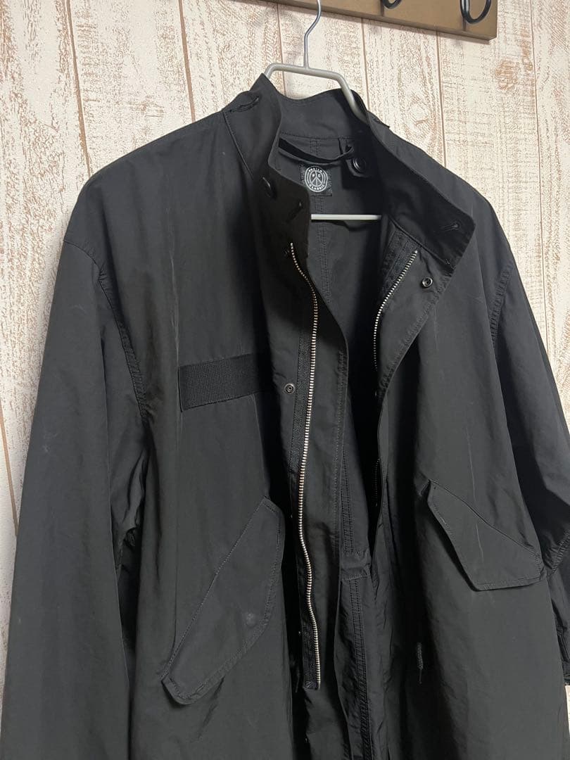 Porter Classic WEATHER MILITARY COAT 黒 1