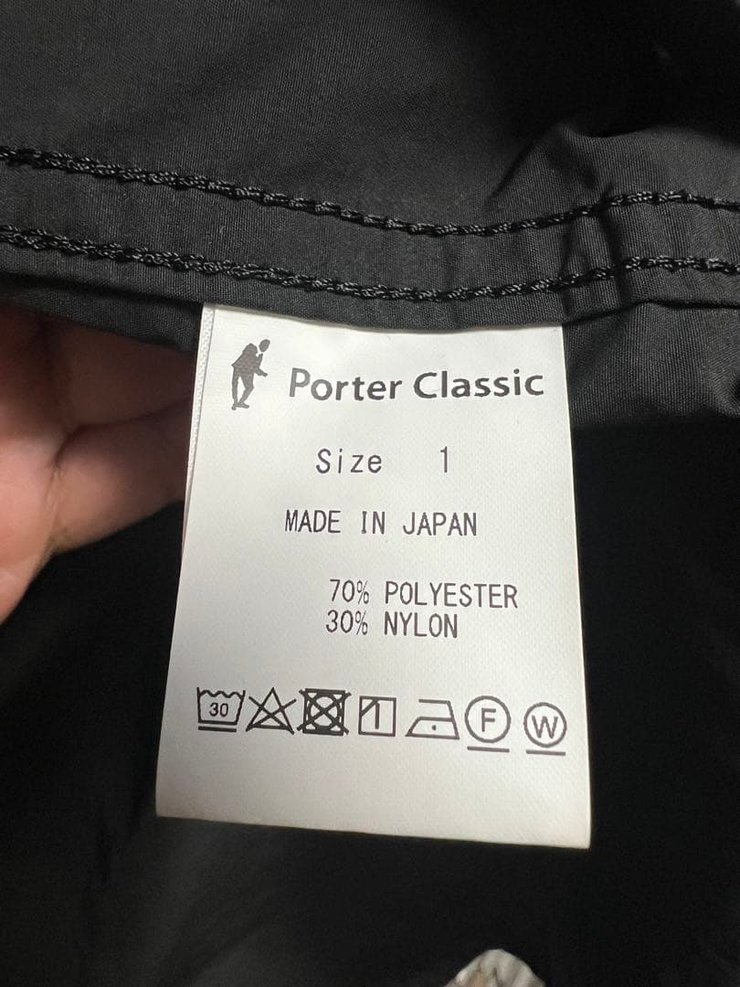 Porter Classic WEATHER MILITARY COAT 黒 1