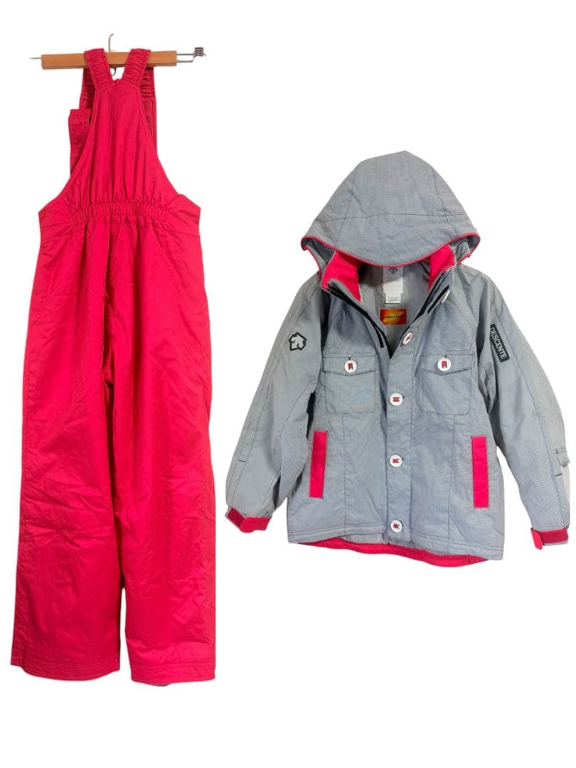 美品 デサント DESCENTE キッズ スキーウェア サイズ140 スノボにも
