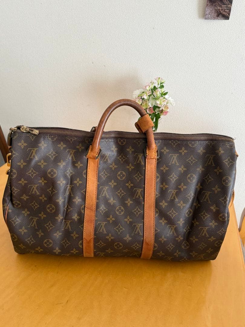 直営店購入ルイヴィトン　Louis Vuitton キーポル バンドリエール50