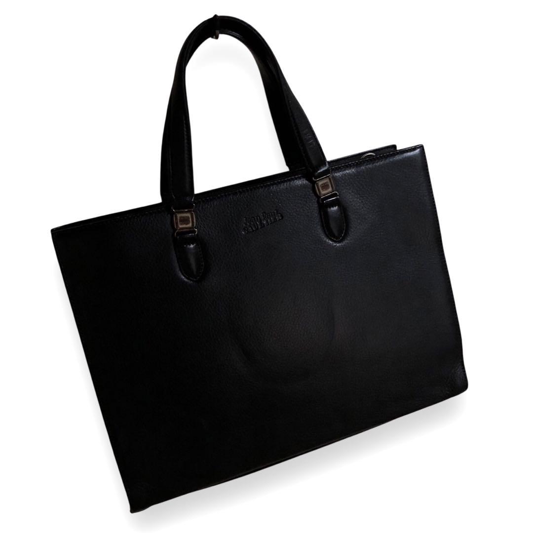 極美品✨ ジャンポールゴルチエ ビジネスバッグ 2way 90s ブラック