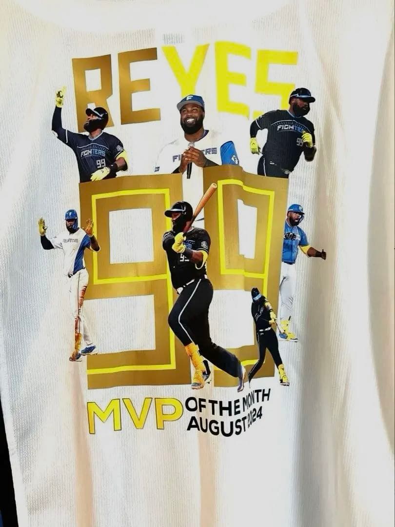 【希少】レイエス 月間MVPユニフォーム【日本ハムファイターズ】Lサイズ