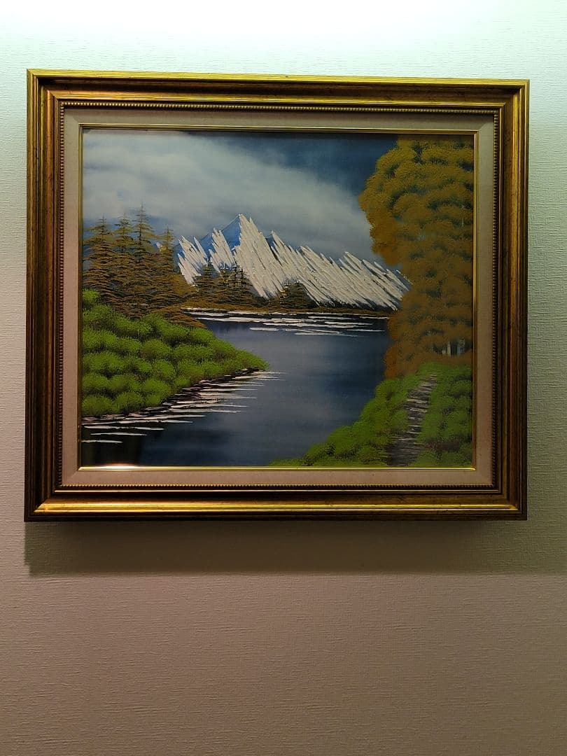 絵画 Winter Mountains