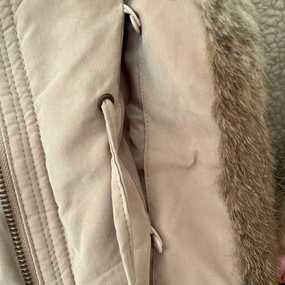 SHIPS ラビットファー2WAY モッズコート