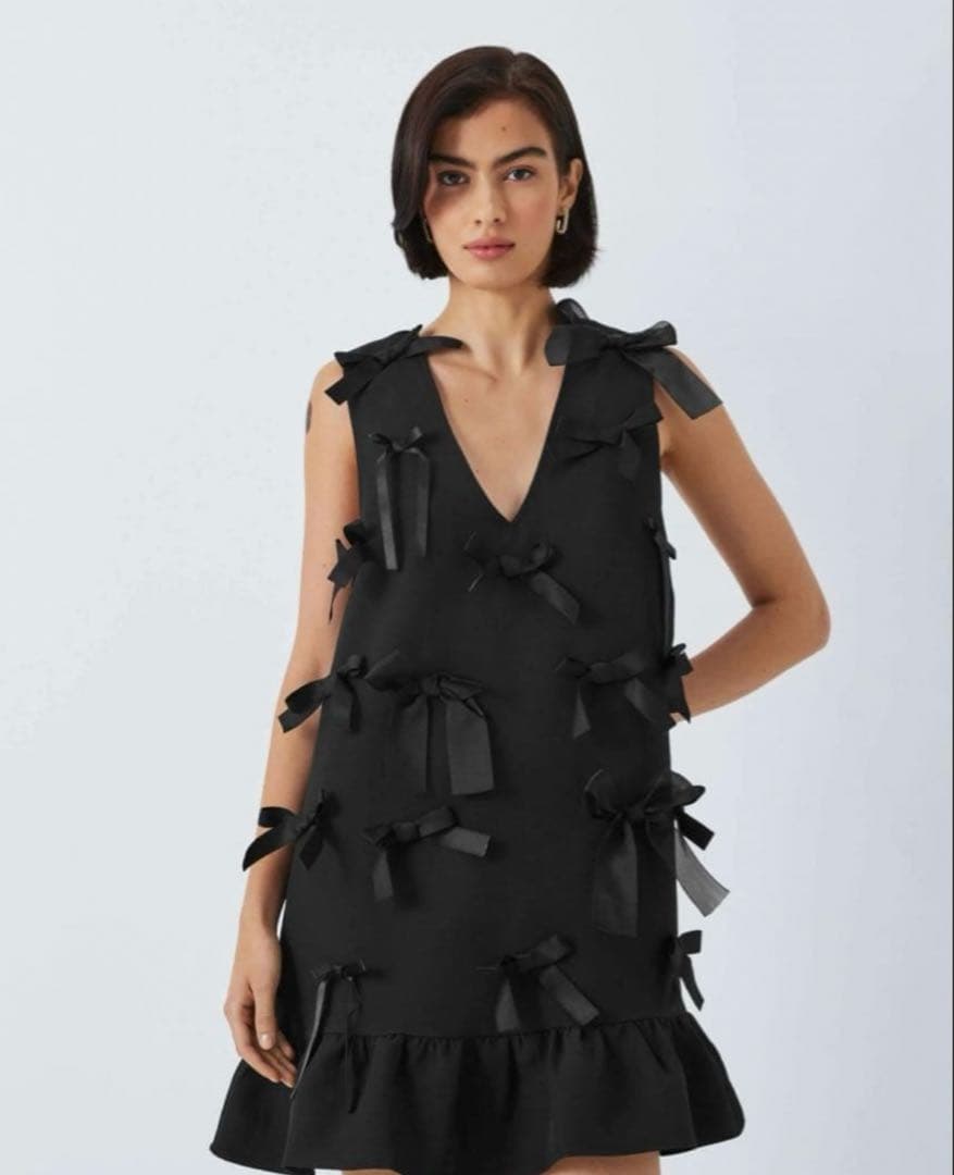 もも　sister jane ブラック ノースリーブワンピース S