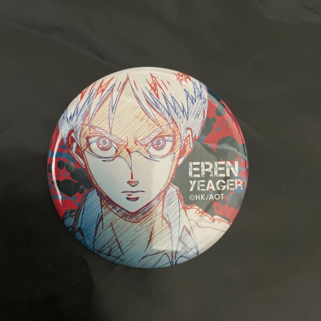 【レア】　進撃の巨人　エレン・イェーガー　WIT STUDIO限定　缶バッジ
