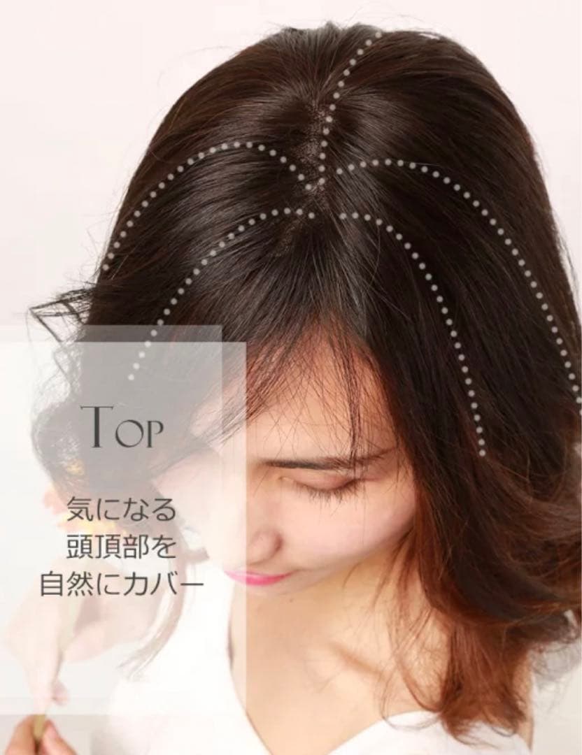 人毛 部分ウィッグ　部分ウィッグ 人毛 ウィッグ かつら ポイントウィッグ