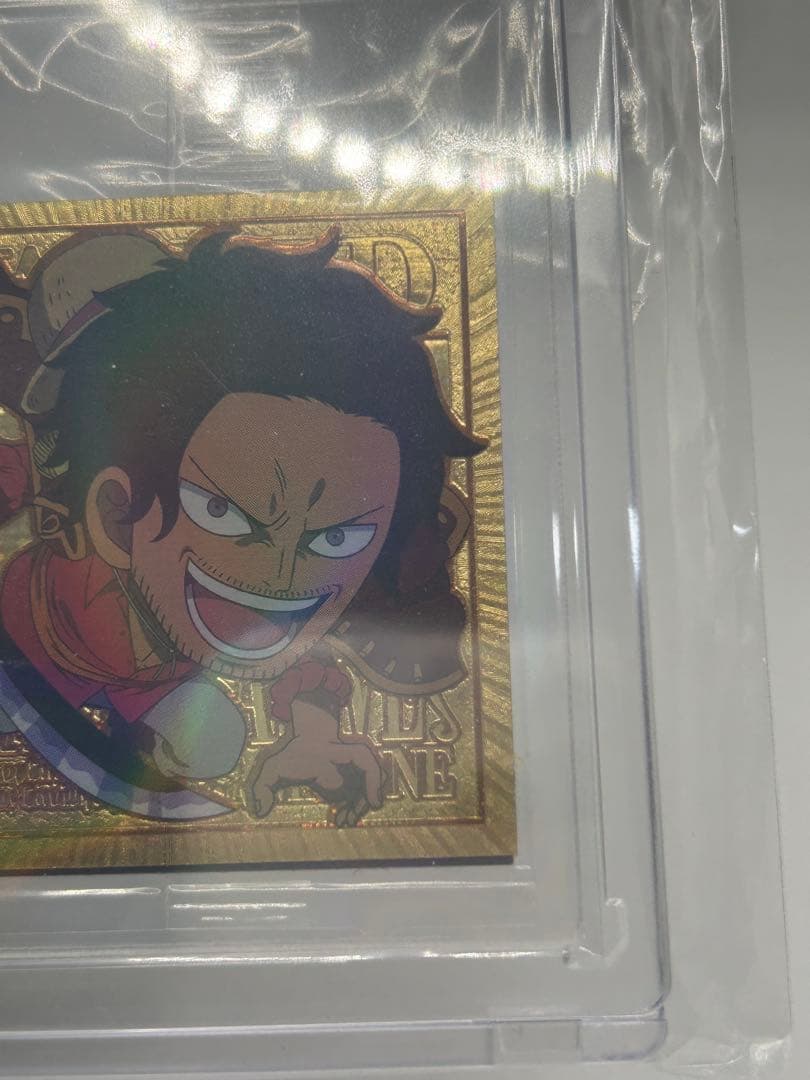 【希少】両面ロジャー ワンピースウエハースLog12 ゴールドパラレル