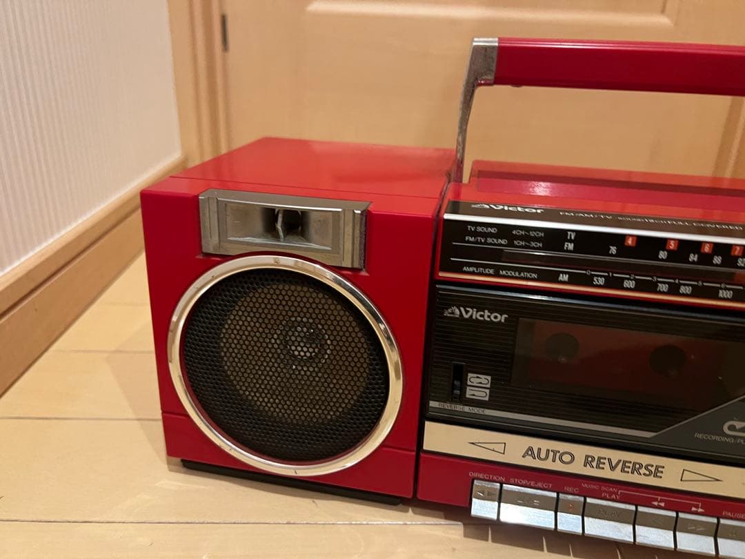今本　Victor PC-50 ラジカセ オートリバース　【昭和レトロ】