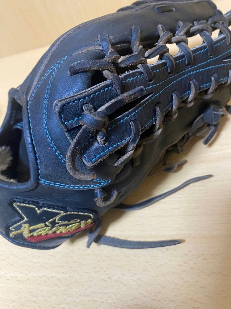 硬式野球グローブ 黒　外野手