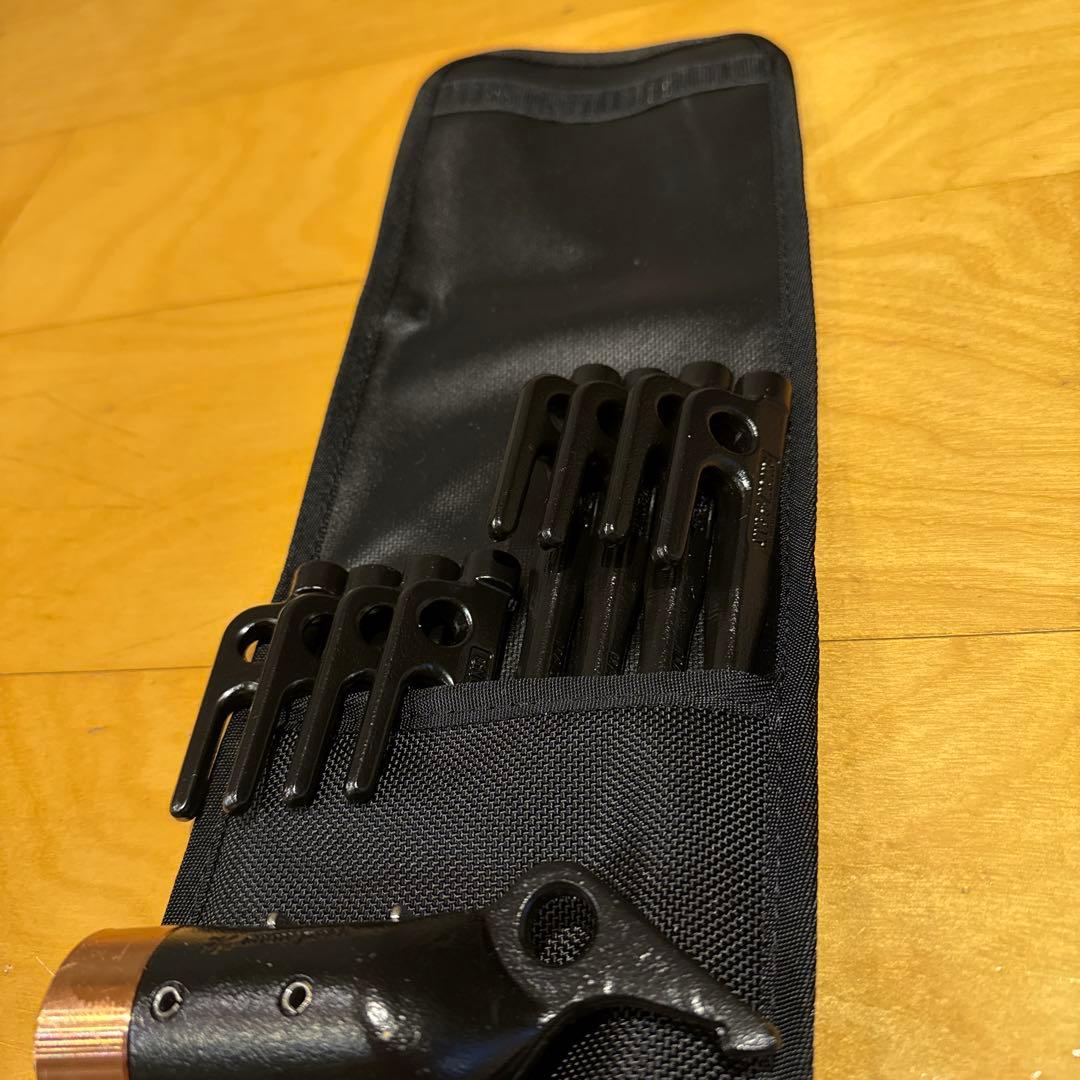 スノーピーク タープ・ヘキサ(M)、ペグハンマーPRO Ｃ、ソリッドステーク