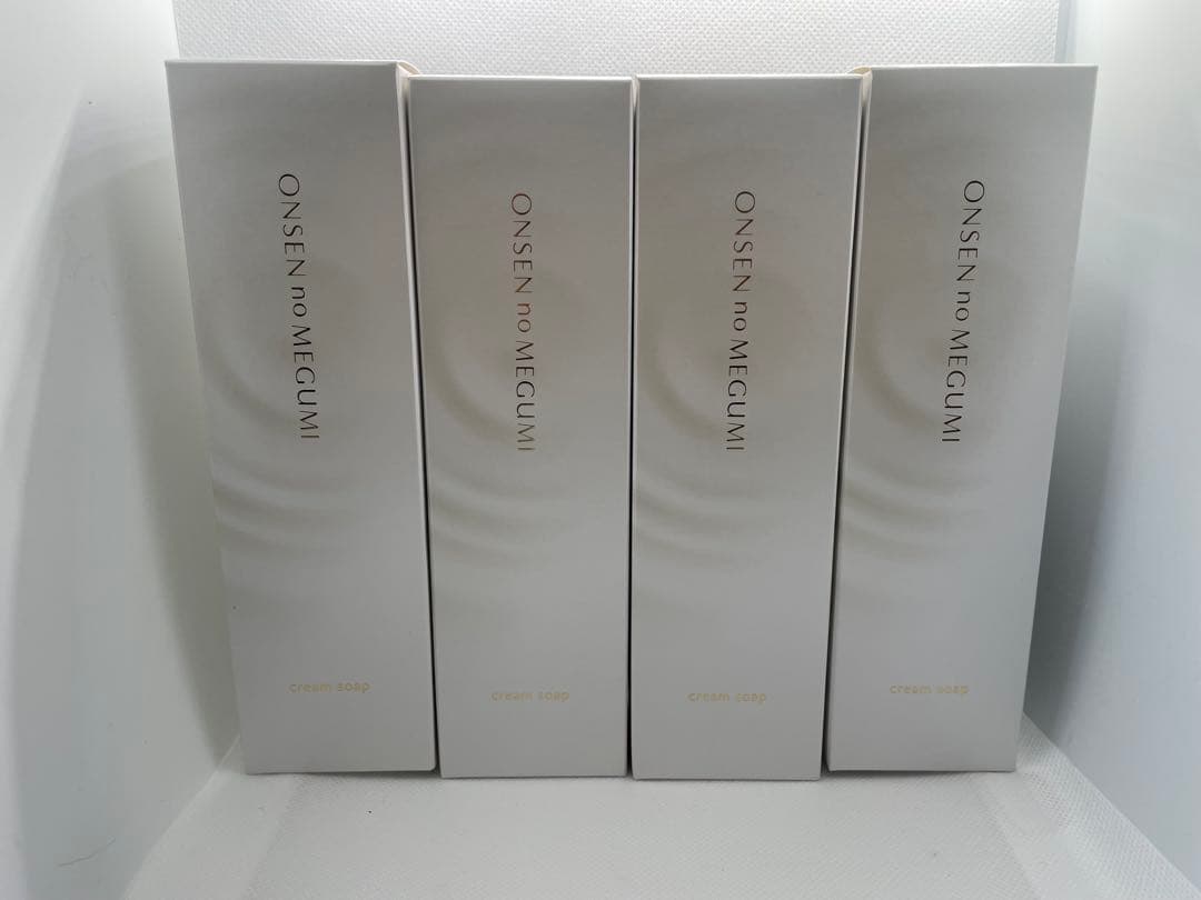 ★4個★クリームソープ★（洗顔フォーム）★イオン化粧品★温泉の恵み★しっとり★