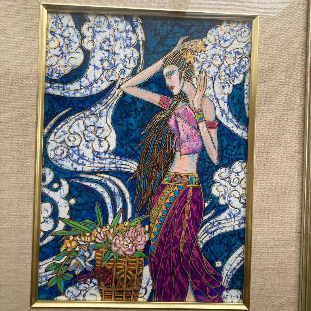 劉　一鵬作　渓流の調べ