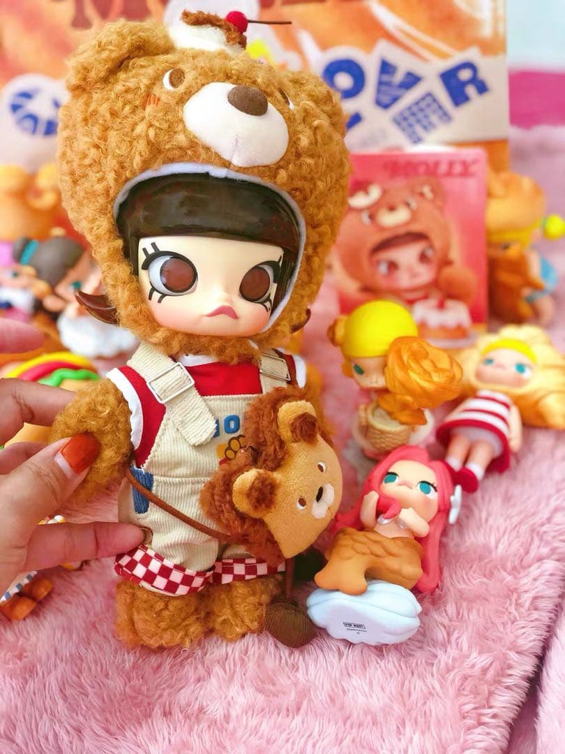 popmart MOLLY Bear Bread 1/8 アクションフィギュア