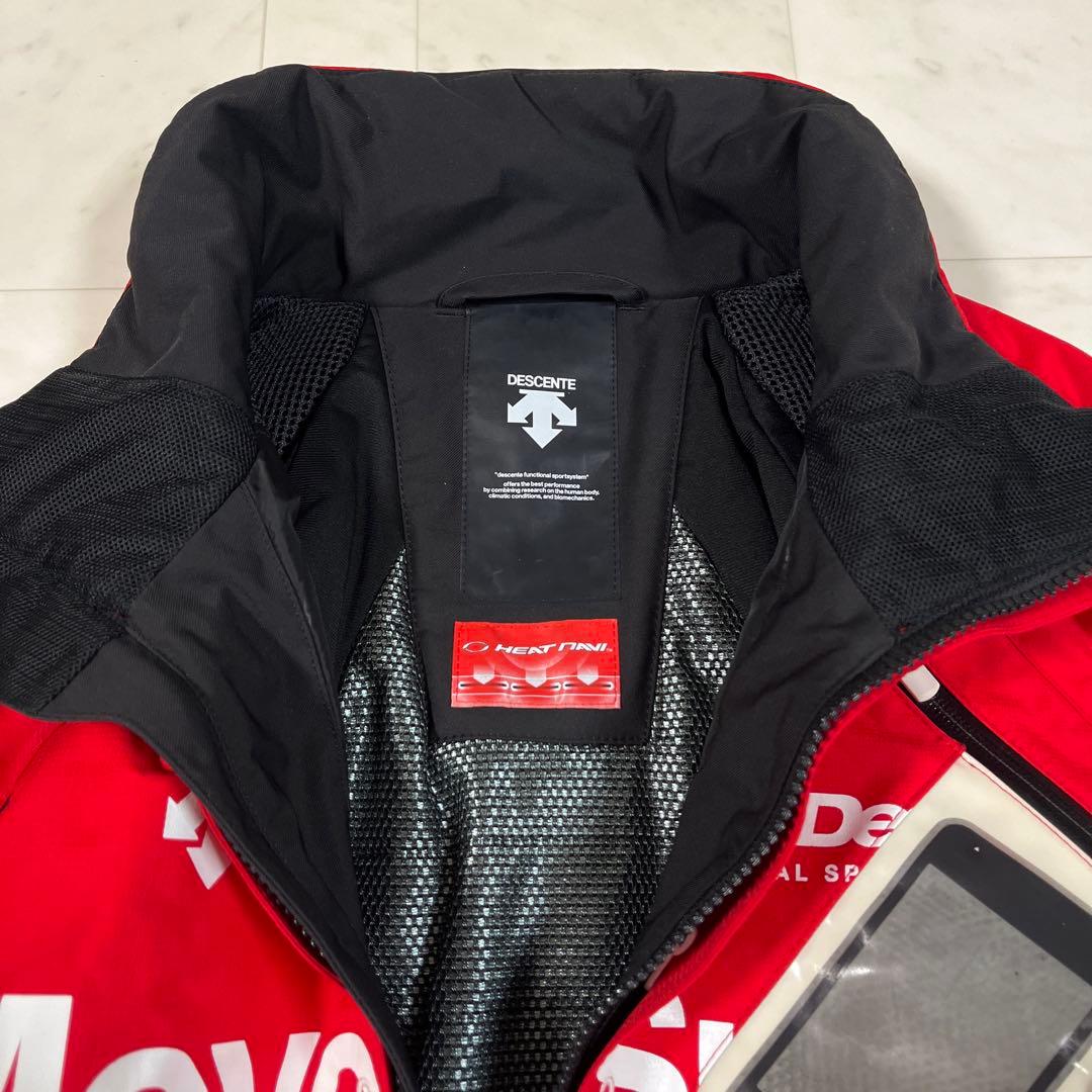 DESCENTE スキーウエア メンズ L ウエア上下 ムーヴスポーツ 赤