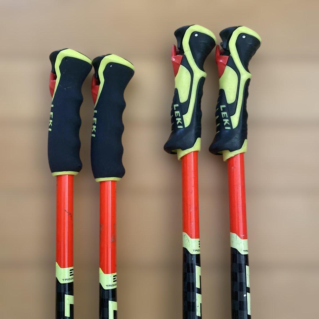 レキ　95cm 100cm ストック　アルペン 競技スキー　ポール　LEKI