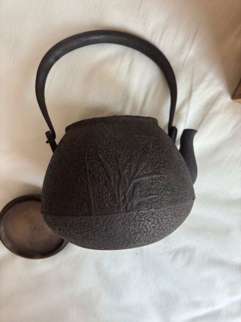 南部鉄器　鉄瓶　龍文堂