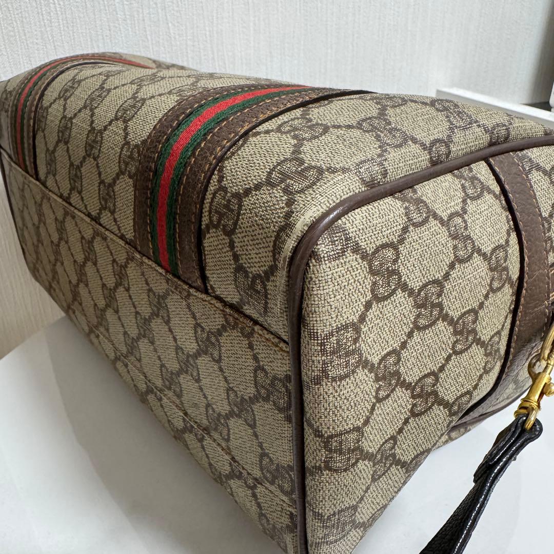 GUCCI グッチ GG柄シェリーライン ハンドバッグ ボストンバッグ