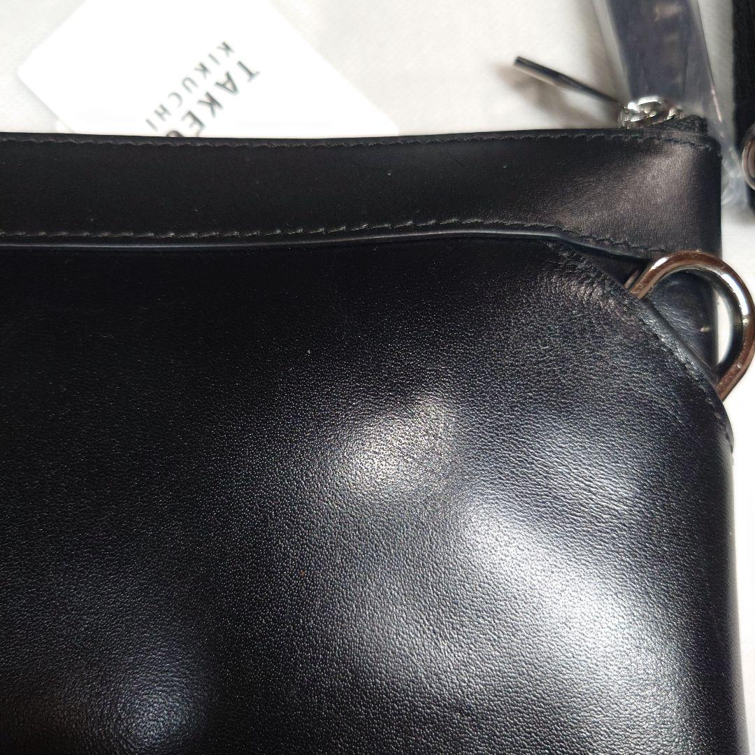 タケオキクチ　アニリンレザー　２WAYクラッチ