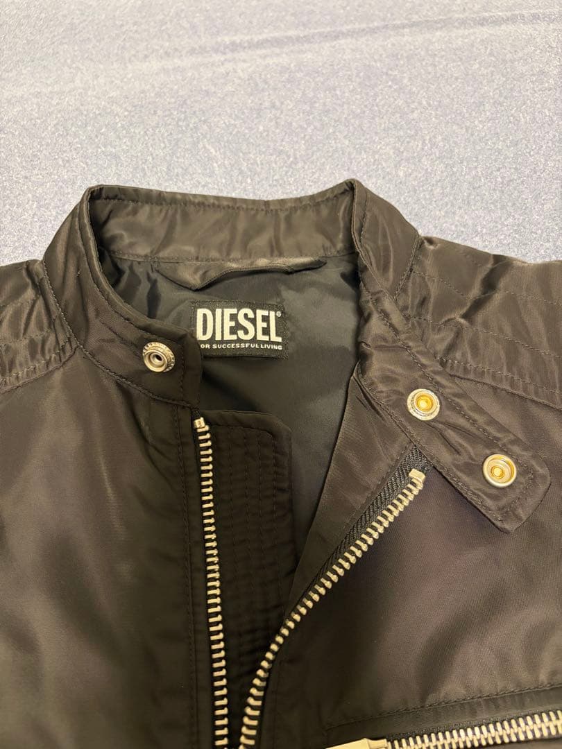 希少サイズ✨DIESEL 池田エライザ着用モデル ナイロンライダースジャケット