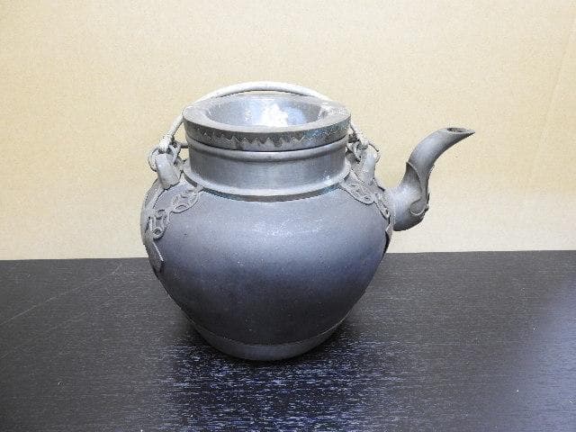 錫　朱泥水注　MA393