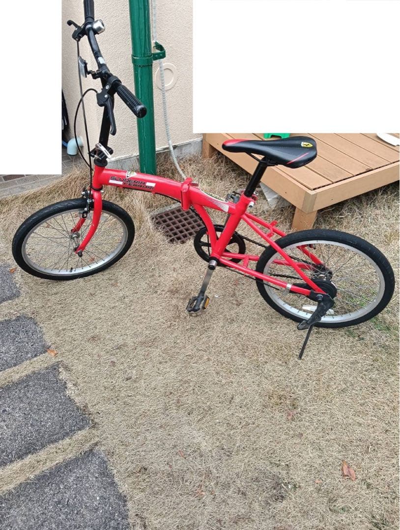 【2月末まで】フェラーリ 折りたたみ 20インチ　Ferrari 赤　レッド