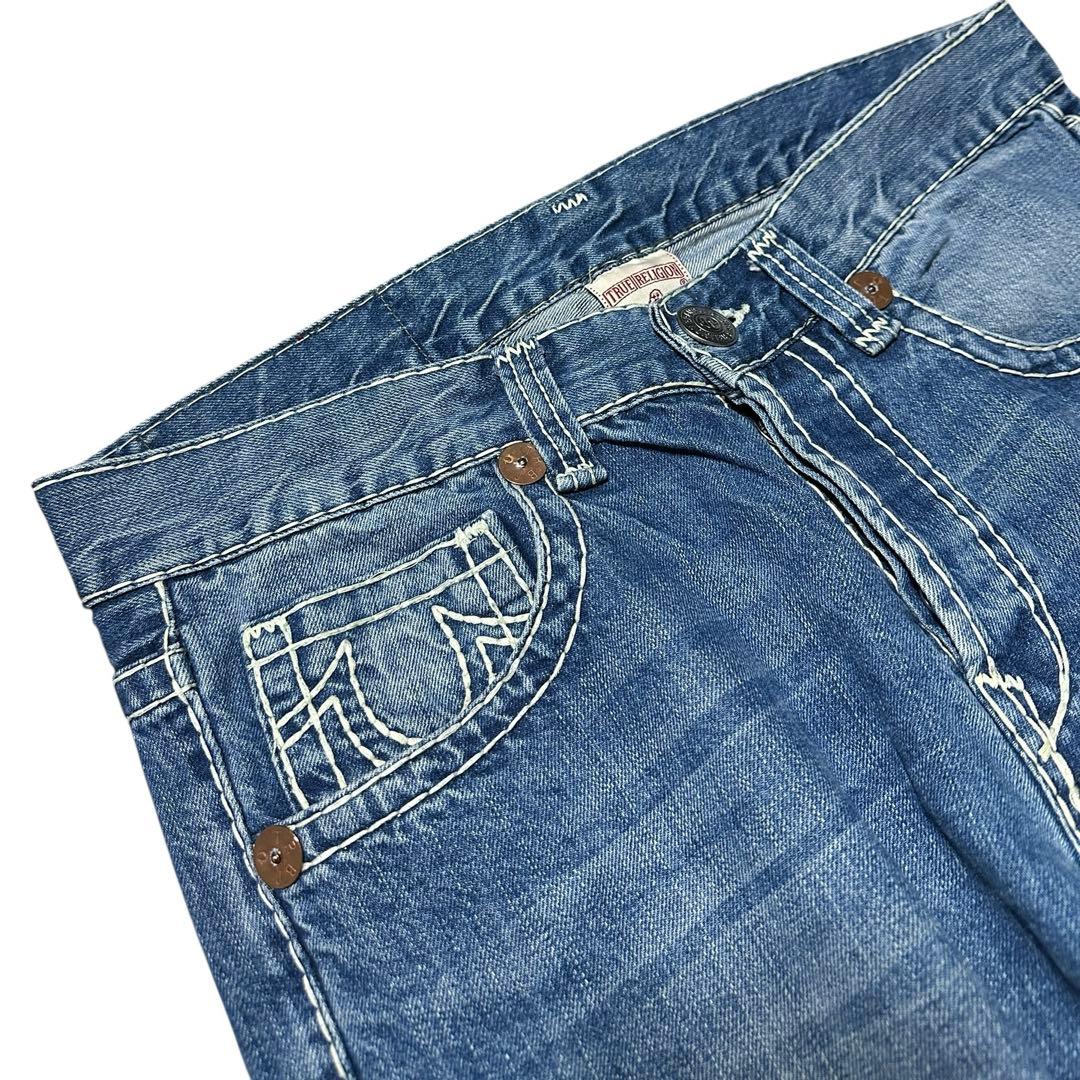 TRUE RELIGION USA製 デニム W32 フレア Y2K IO着用
