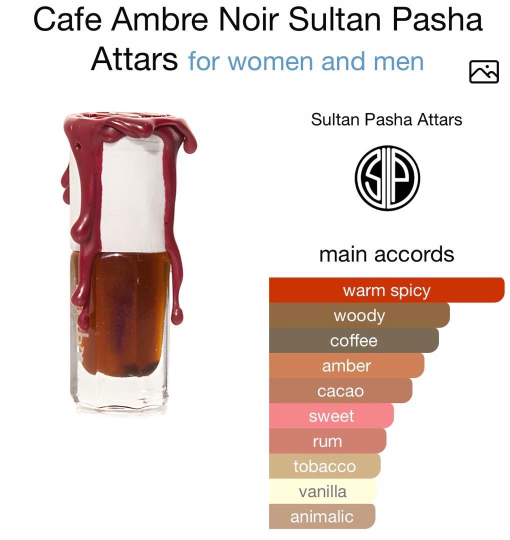 香水(女性用) Cafe Ambre Noir Sultan Pasha Attars