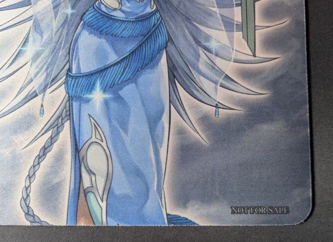 遊戯王 青眼の精霊龍 青き眼の巫女 プレイマット 公式品 asia アジア