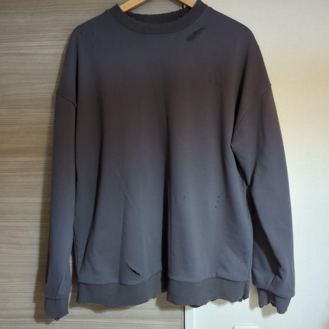 【MB】ハイエンドヴィンテージスウェット　M　ダメージ　加工