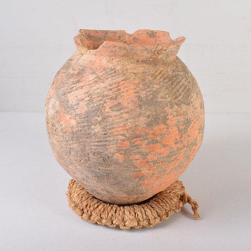 タイ古陶磁　バンチェン土器　アンダーソン土器　壷　台付き　C R8688H