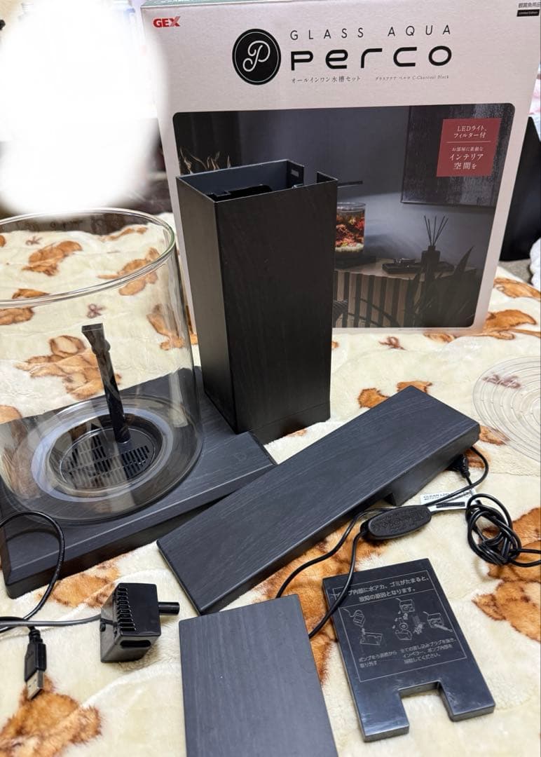 GEX PERCO ガラス水槽 セット