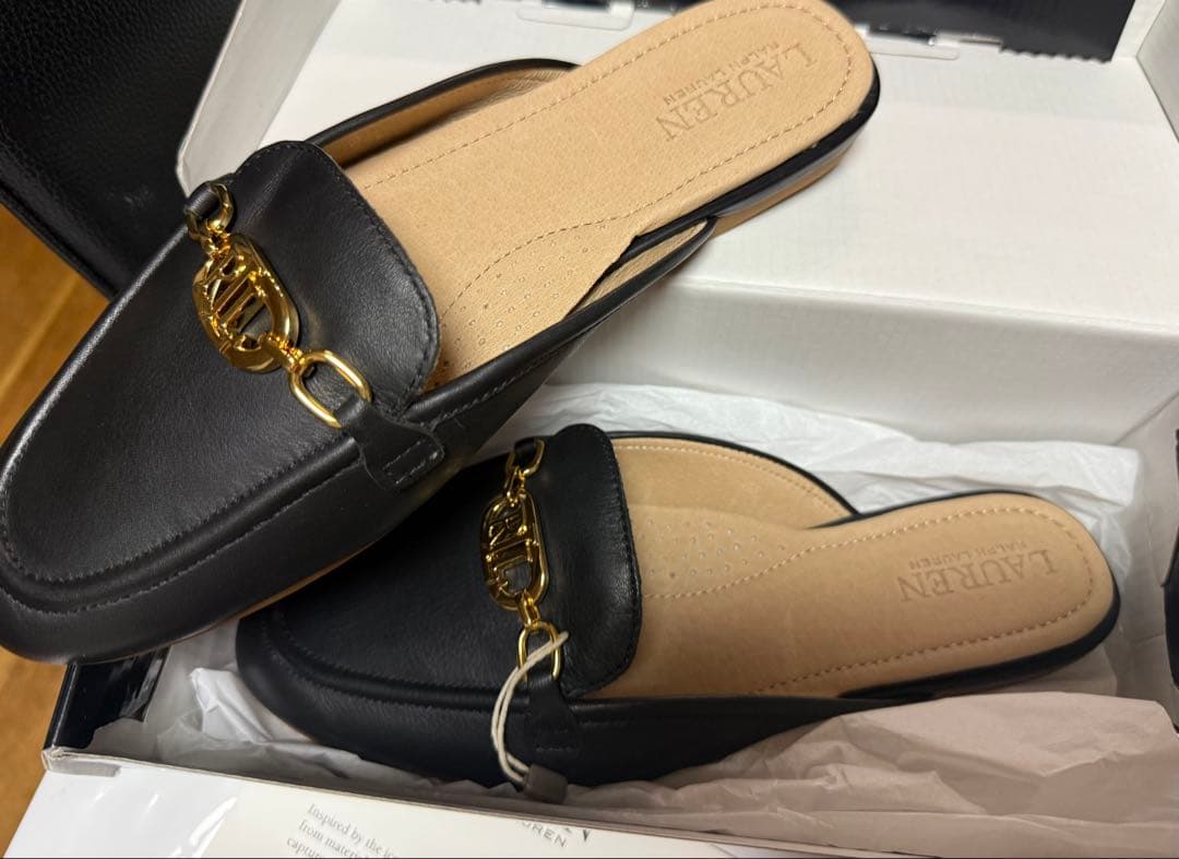 LAUREN RALPH LAUREN ブラックミュール