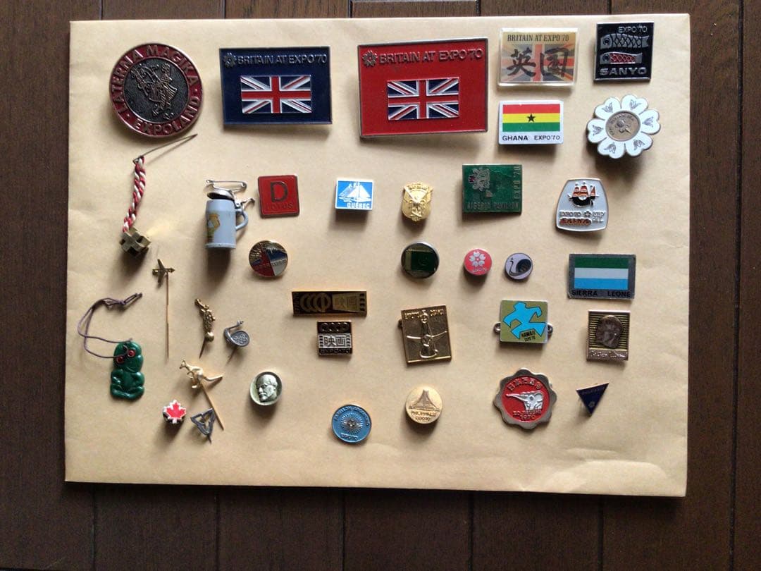 EXPO70 昭和45年万博のバッチ