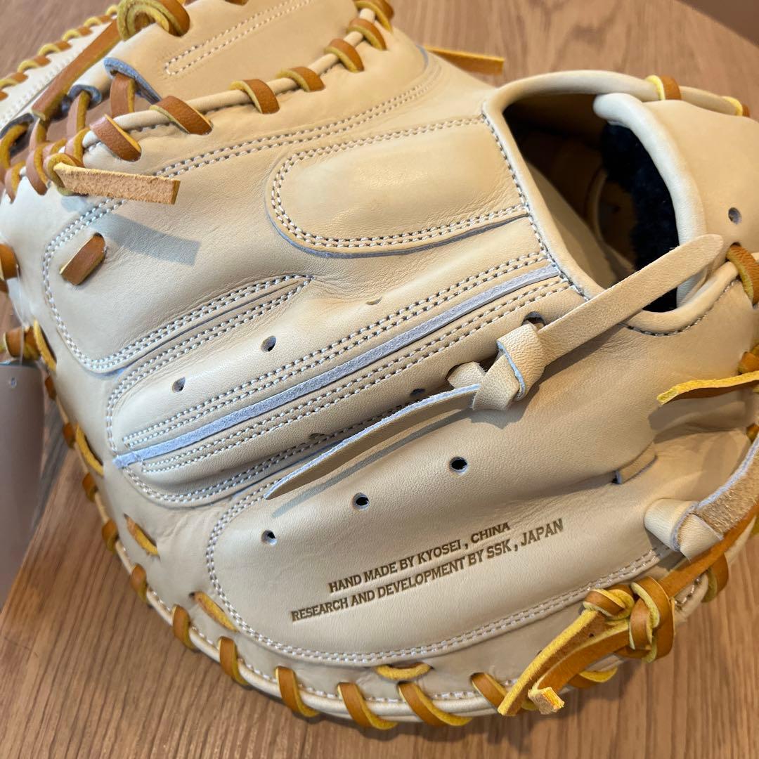 うゆ新品値下げ中硬式用 SSK キャッチャーミット キャメル
