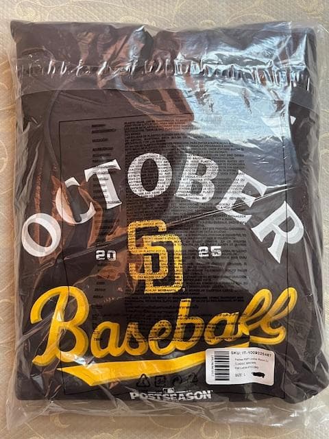 ダルビッシュYuパドレス2025ポストシーズンロッカーROOM選手使用フーディL