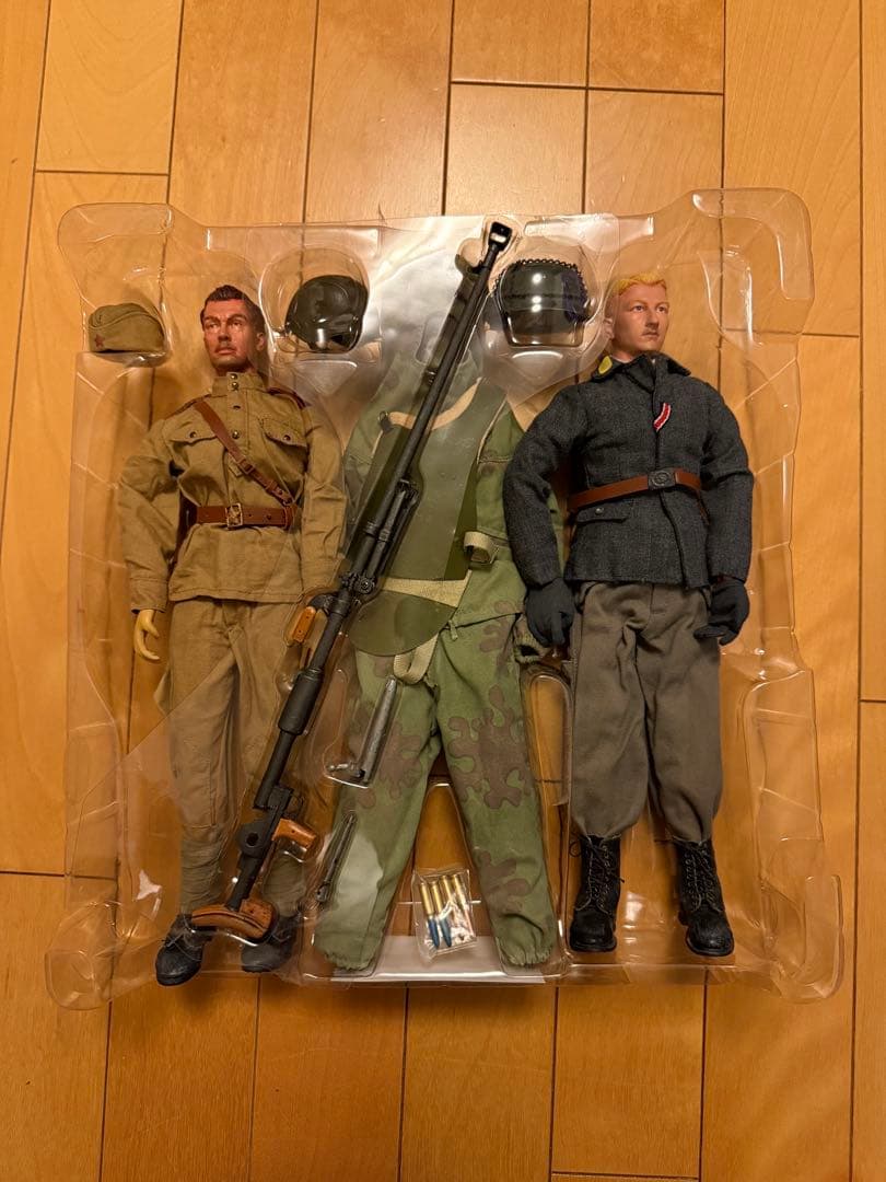 DiD ミリタリーフィギュア　1/6WW2ドイツ兵ソビエト兵セット　限定品　レア