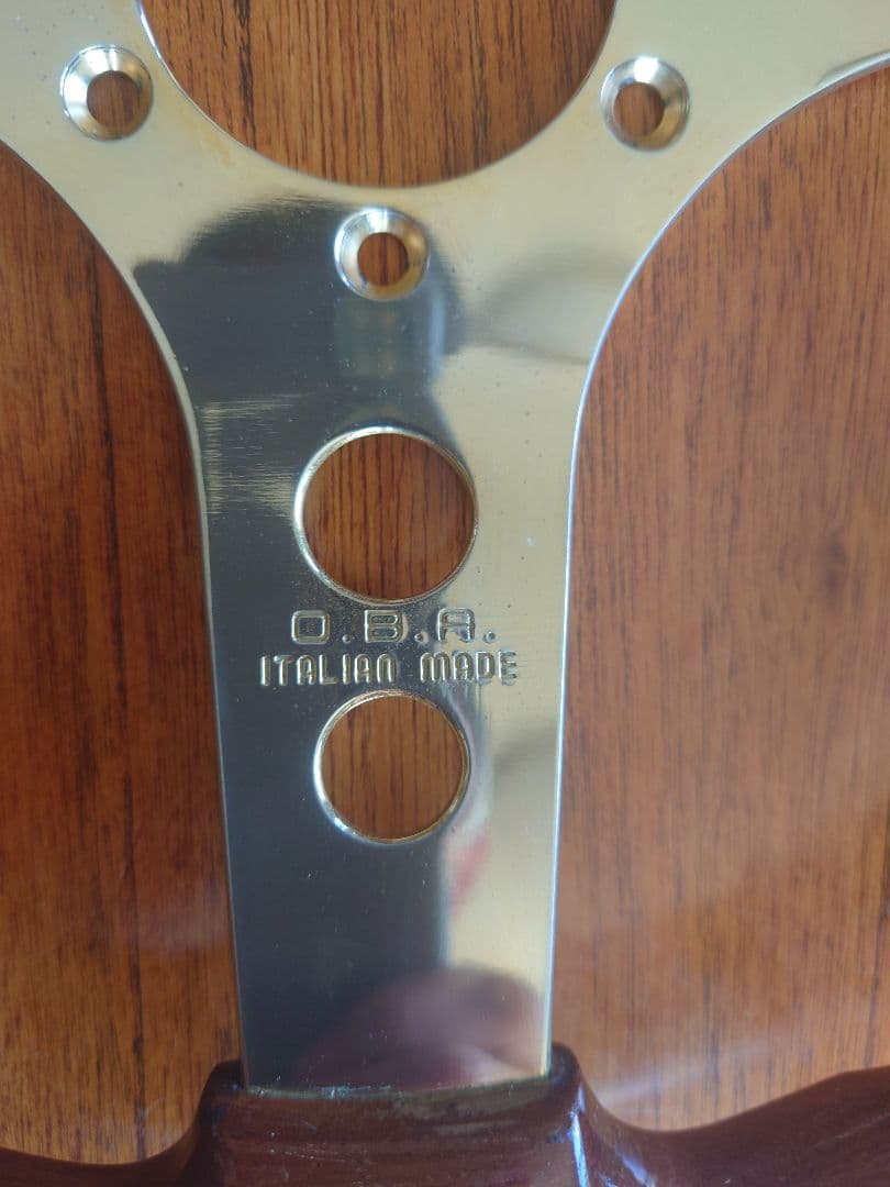 希少！HKSゴールドホーンボタン&OBAウッドステアリング