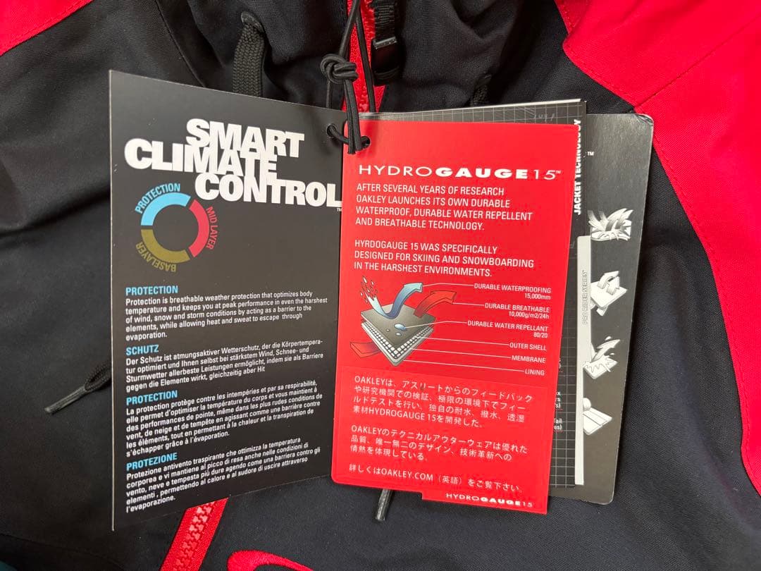 【未使用品】Oakley オークリー スノーボードウェア ジャケット メンズM