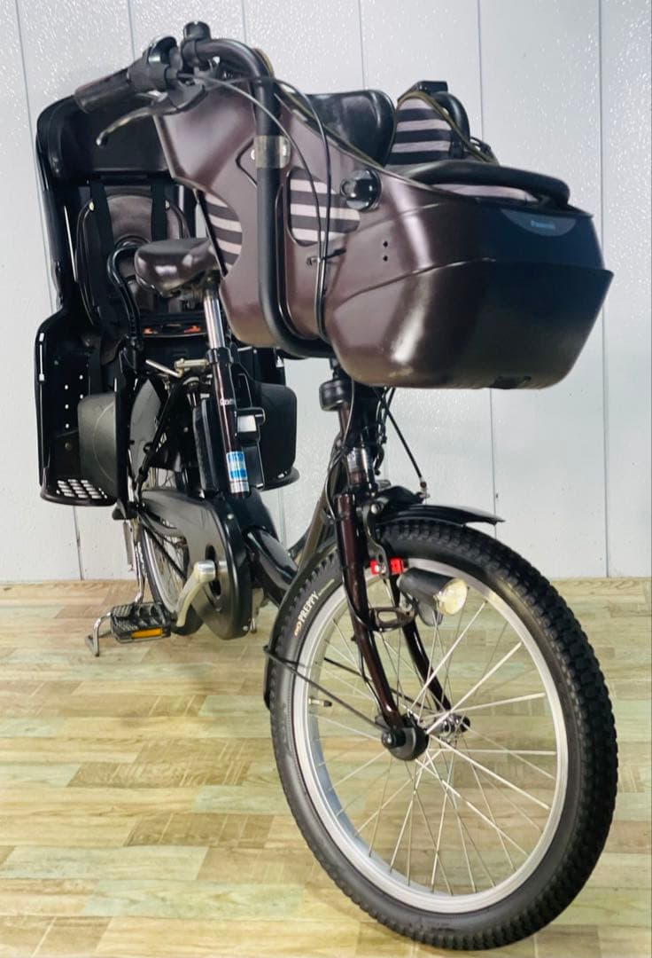 2958パナソニック12アンペア 20インチ子供乗せ電動アシスト自転車