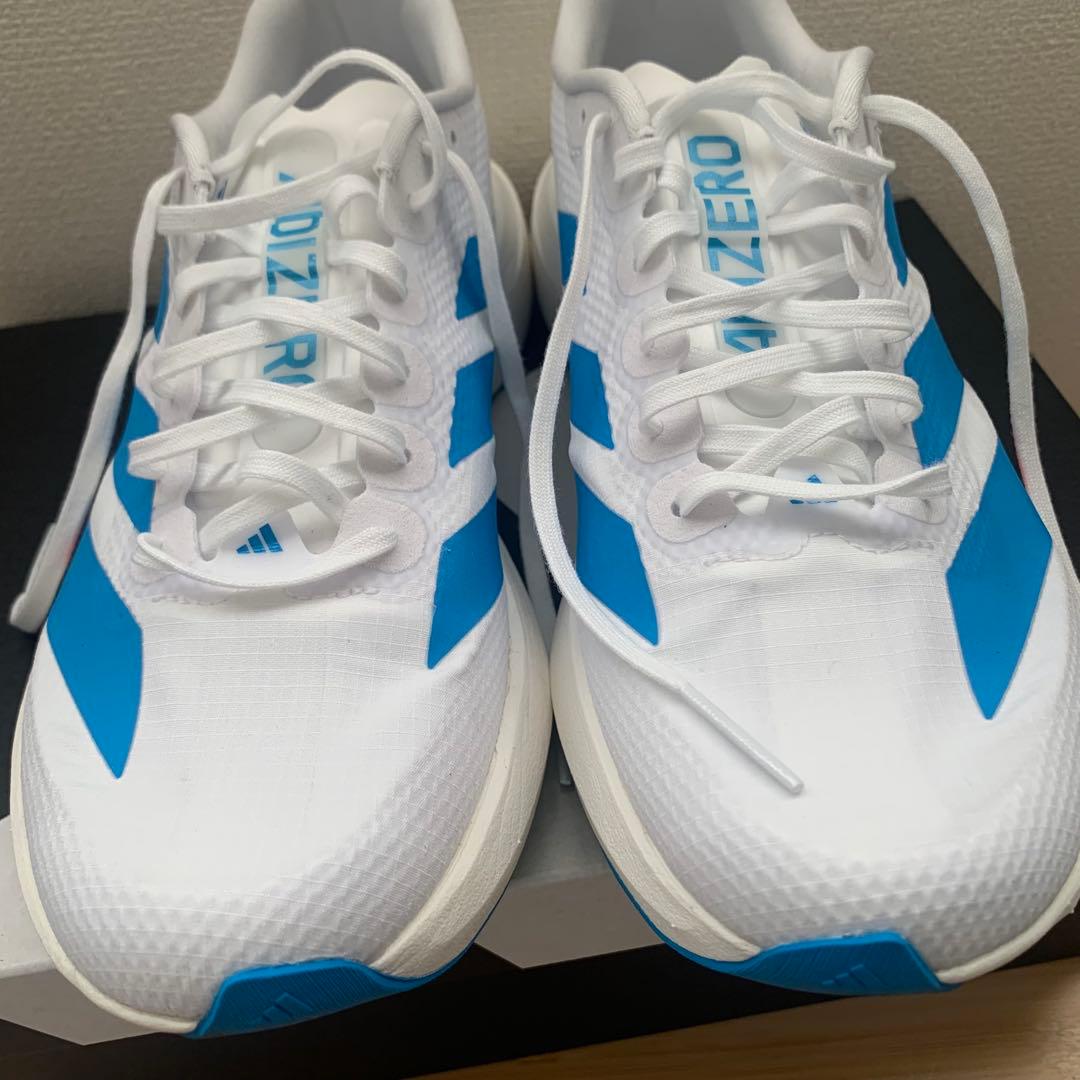 ダイ様　　ADIZERO EVOSL Woven 26.0 ホワイト/ブルー