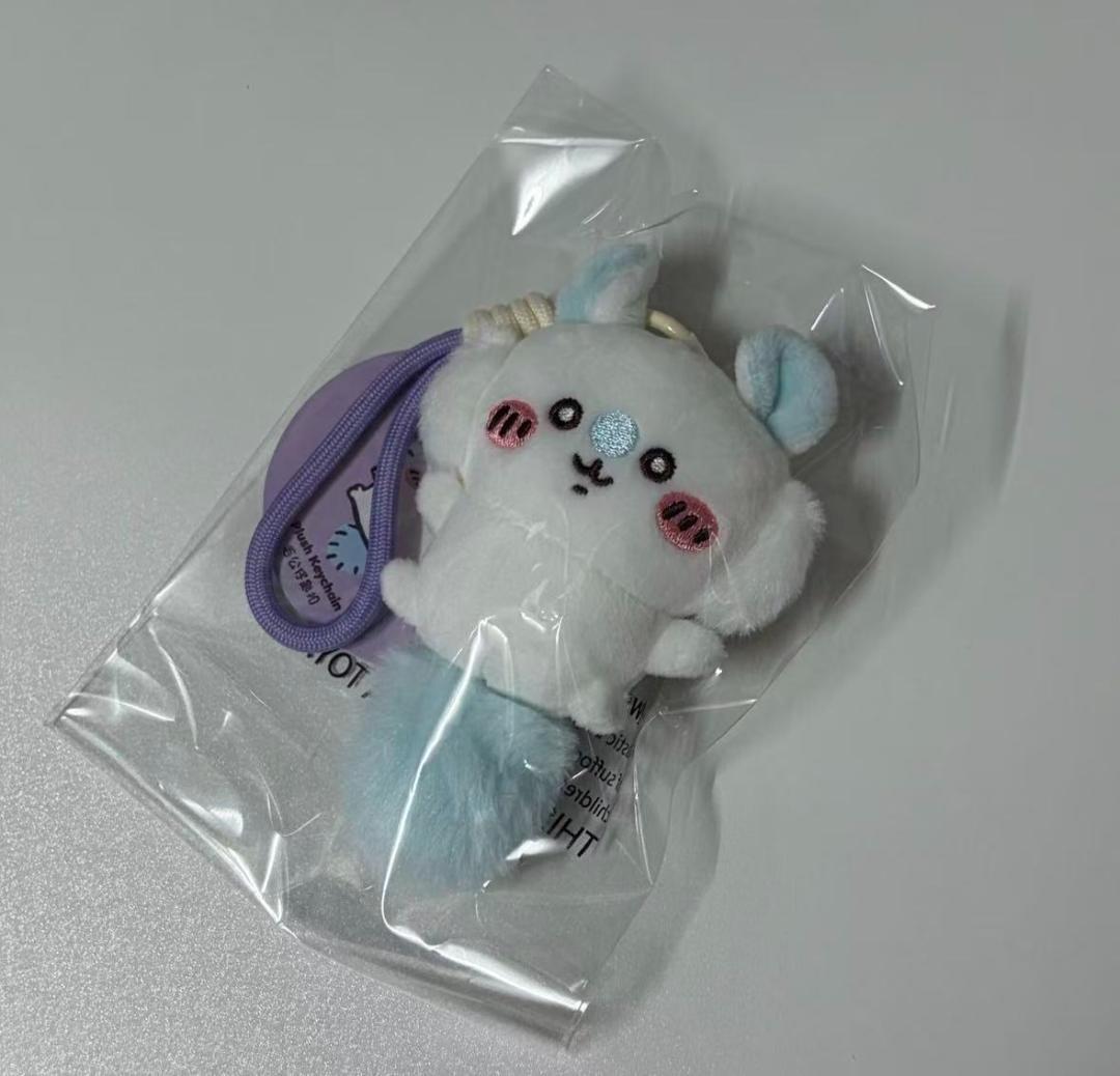 香港限定 セブンイレブン まんまる目 白目 モモンガ ぬいぐるみキーホルダー