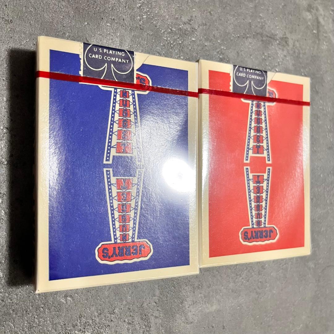 Jerry's nugget 本物　赤青1個づつ　ジェリーズナゲット　トランプ