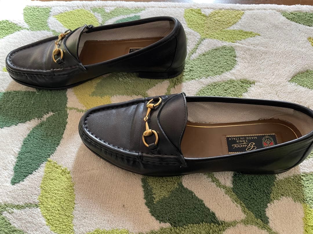 GUCCI ブラック ローファー 39 25.5〜26cm