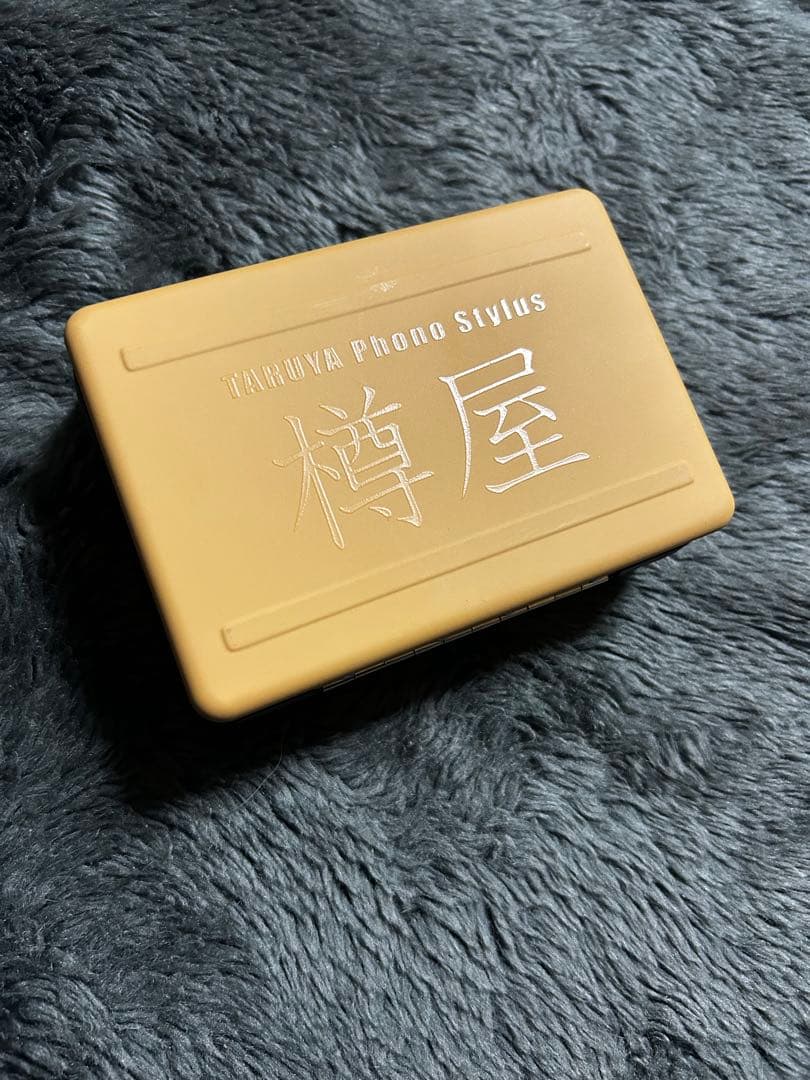 新品同様☆樽屋 Tw-08M 黒針 カートリッジ (2本 ケース付)