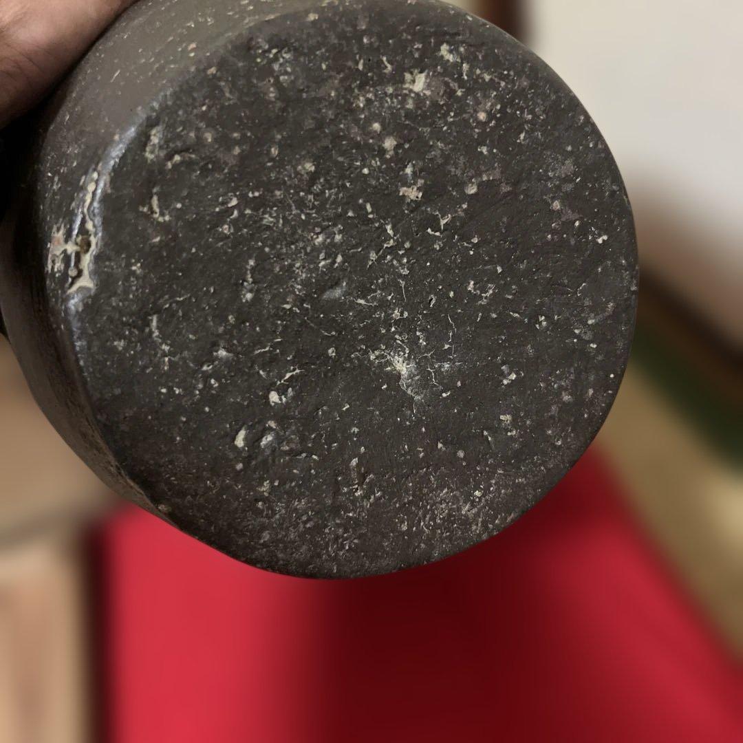 江戸時代　古備前焼　味深い逸品　素朴な味わいがある壺