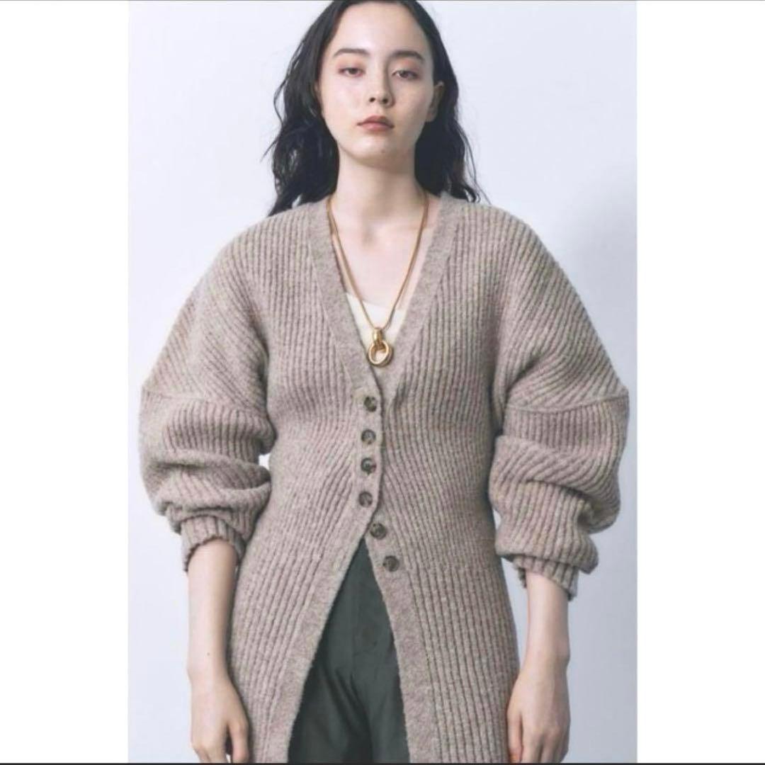 美品▲AKIRANAKA×STUNNING LURE//アルパカ混カーディガン